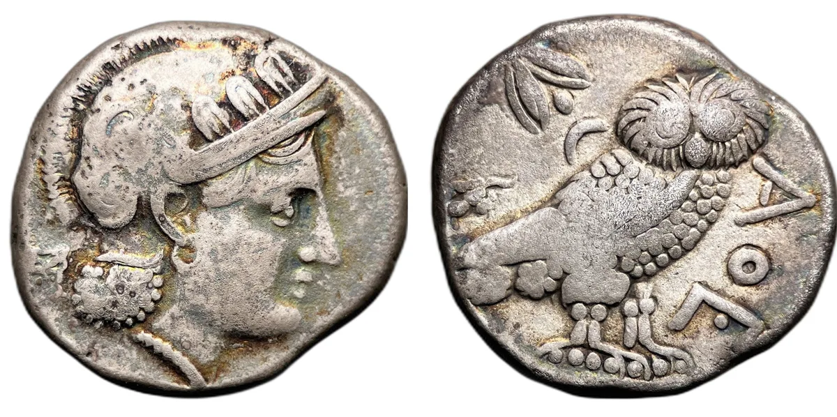 Pre-Seleucid Bactria imitative athenian tetradrachm