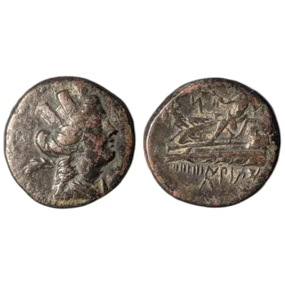 Phoenicia, Arados. civic issue. Tyche. Prow 2nd century B.C.