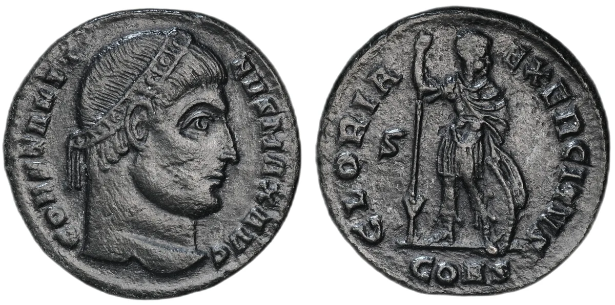 Constantine, 306-337, AE2, Minted in Constantinople