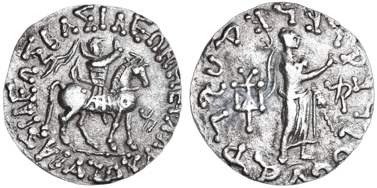 Azes II, Tetradrachm, silver, reign 35–12 BC