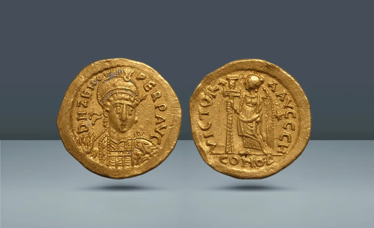 ROMAN EMPIRE. Zeno, 474–491 AD Constantinople, c. 476-491 AD