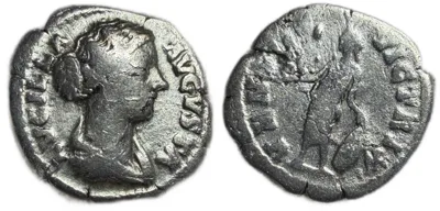 Lucilla Denarius AR with Venus Standing