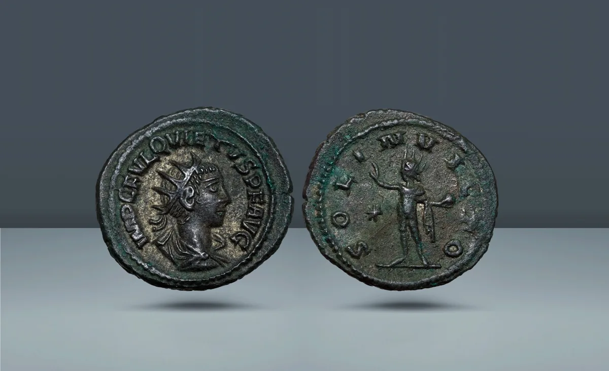 Roman Empire, Samosata. Quietus, Usurper in the East, Sept. 260 - late autumn 261 AD , c. 261 AD