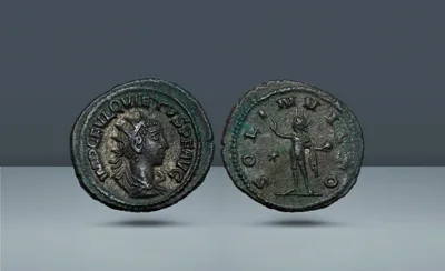 Roman Empire, Samosata. Quietus, Usurper in the East, Sept. 260 - late autumn 261 AD  , c. 261 AD