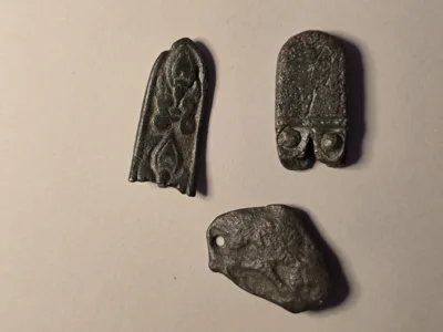 Late Roman to Early Medieval Bronze Strap & Belt Fitting Group, c. AD 300–1000
