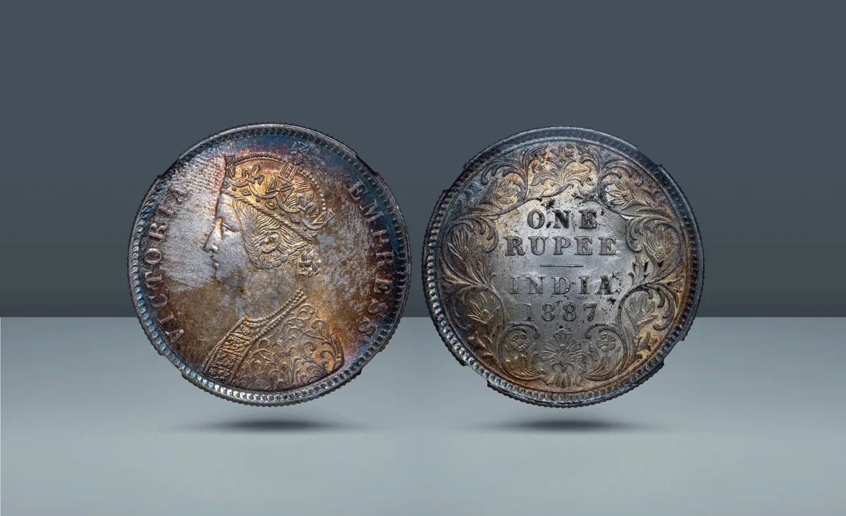 British Raj, India. Victoria, 1837-1901 Calcutta, c. 1887 AD