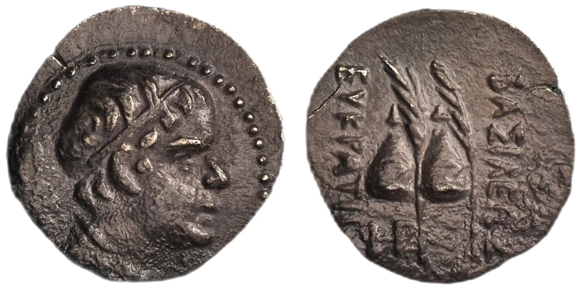 Eucratides, 171-145 BC, Obol