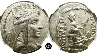 Kings of Armenia, Tigranes II, AR Tetradrachm, Antioch Mint, 95-56 BC
