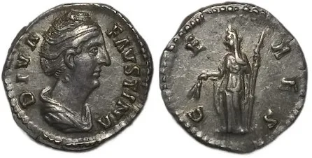 Faustina I (AD 138-141) Denarius