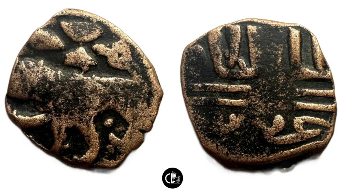 Mamluks, temp. al Zahir Barquq, AE Fals, Halab Mint, AH 784-791 & 792-801 / AD 1382-1389 & 1390-1399