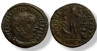 Licinius I, AD 308-324. AE Follis (nummus), Antioch mint, AD 315-316