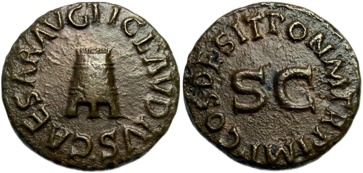 Claudius I, Quadrans. Rome, AD 41