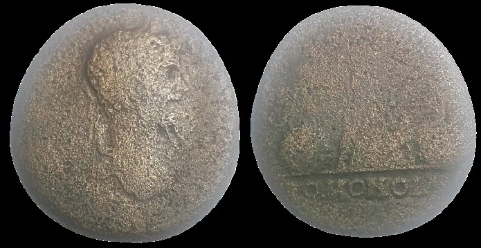 Roman Provincial: Cappadocia Caesarea Septimius Severus Severus (year 14: Homonoia with Smyrna 206 AD) AE 27.9mm 12.63gm