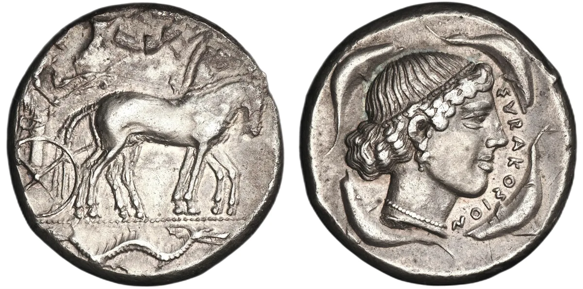 Sicily, Syracuse. AR Tetradrachm, circa 450–400 BC.