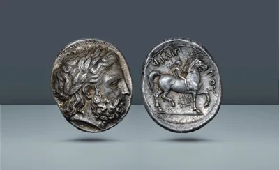 Kings of Macedon, Macedon. Philip II, struck under Alexander III 'the Great', 359-336 BC  Pella, c. 336/5-329/8 BC