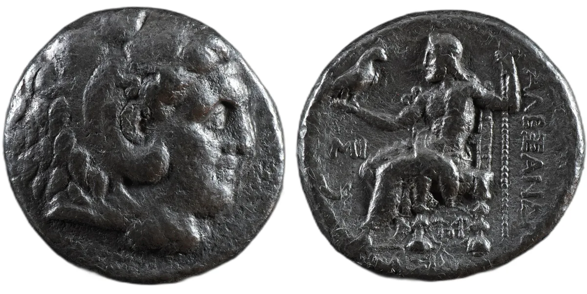 Alexander III AR Tetradrachm, Babylon Mint, 325–323 BC, Posthumous