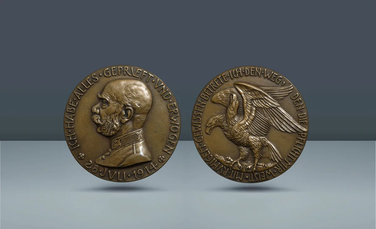 GERMANY. Medal from Karl Goetz. 1914.