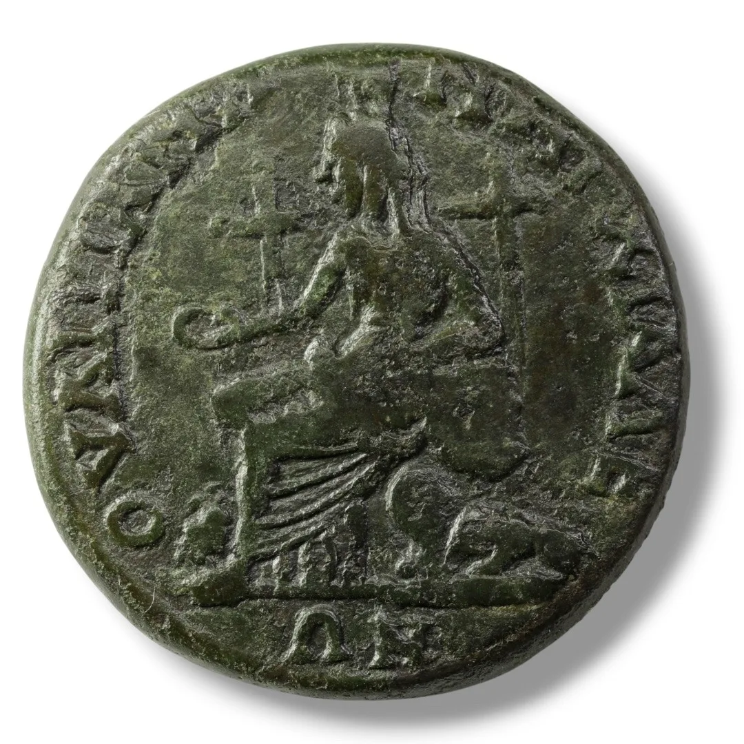 SEPTIMIUS SEVERUS AD 193-211 THRACE, ANCHIALUS AE 26MM, 11.7G