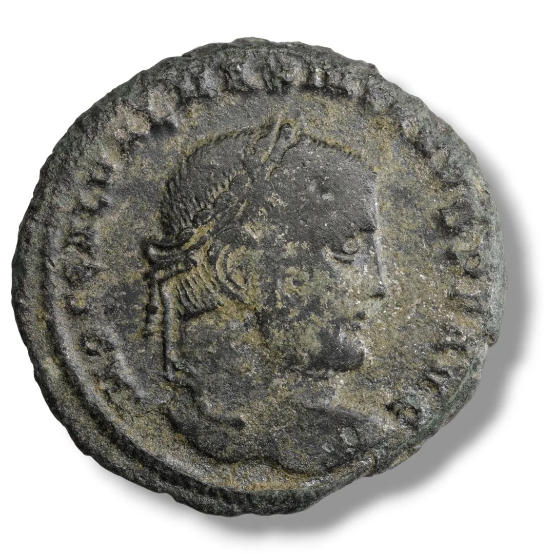 GALERIUS (AD 305–311). AE Follis – Serdica mint, 4th officina.