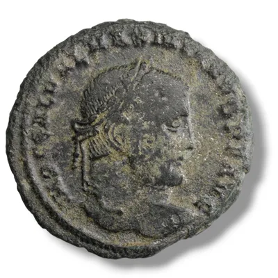 GALERIUS (AD 305–311). AE Follis – Serdica mint, 4th officina.