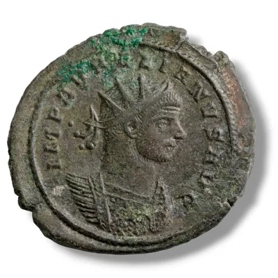 Aurelian (AD 270-275) – IOVI CONSER – Siscia Mint, _T, Broad Flan