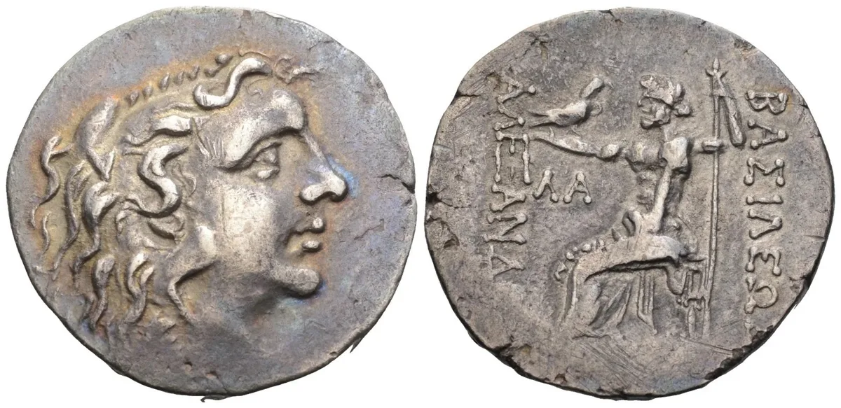 Kings of Pontos, Mithridates VI in the name of Alex III. Odessos, AR Tetradrachm