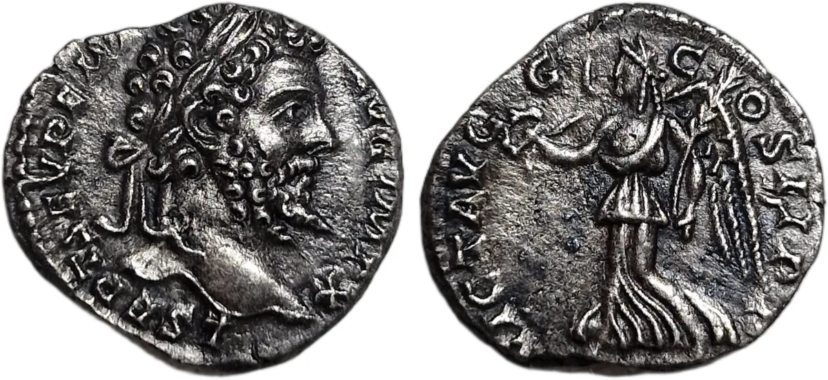 septimius severus denarius AD 198
