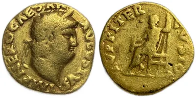 Nero, as Augustus (AD 54-68). AV aureus