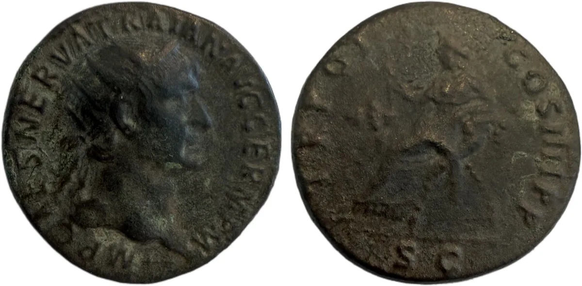 Trajan (98-117), Dupondius, Rome, AD 100; Æ