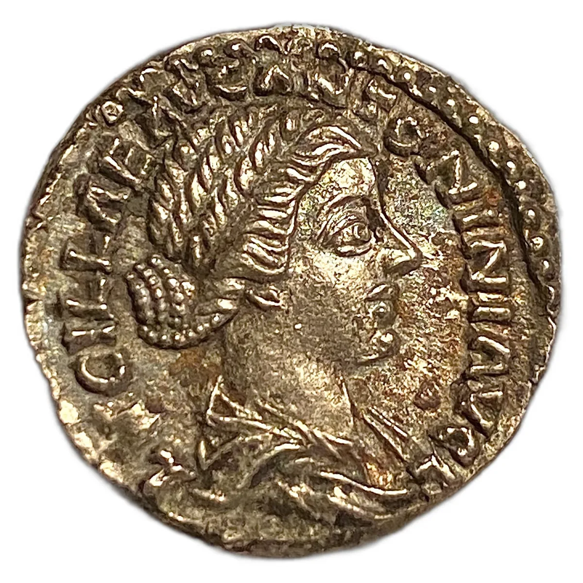 *Portrait of The Finest-Style! - Scarce!* Lucilla. AR Denarius. Rome mint. Struck under Marcus Aurelius and Lucius Verus, AD 161-162.