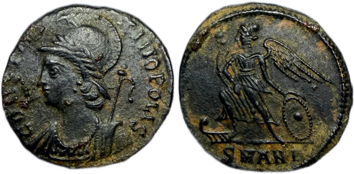 Commemorative Series. AE Follis. Antioch mint, AD 335