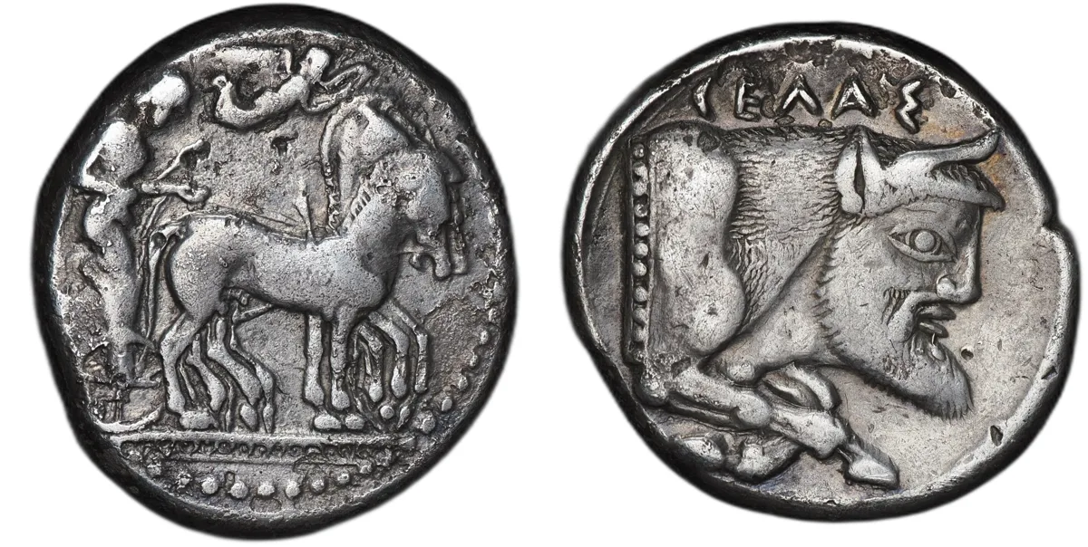 Sicily, Gela. Tetradrachm. Circa 480–470 BC.