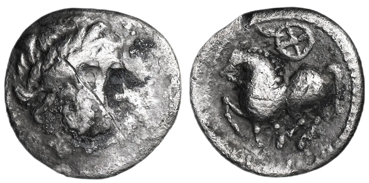 Danube Celts, 2nd-1st Century, Drachm