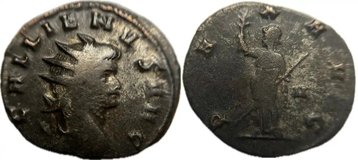 Gallienus Silvered Antoninianus | PAX AVG | 20mm, 3.2g | Attractive