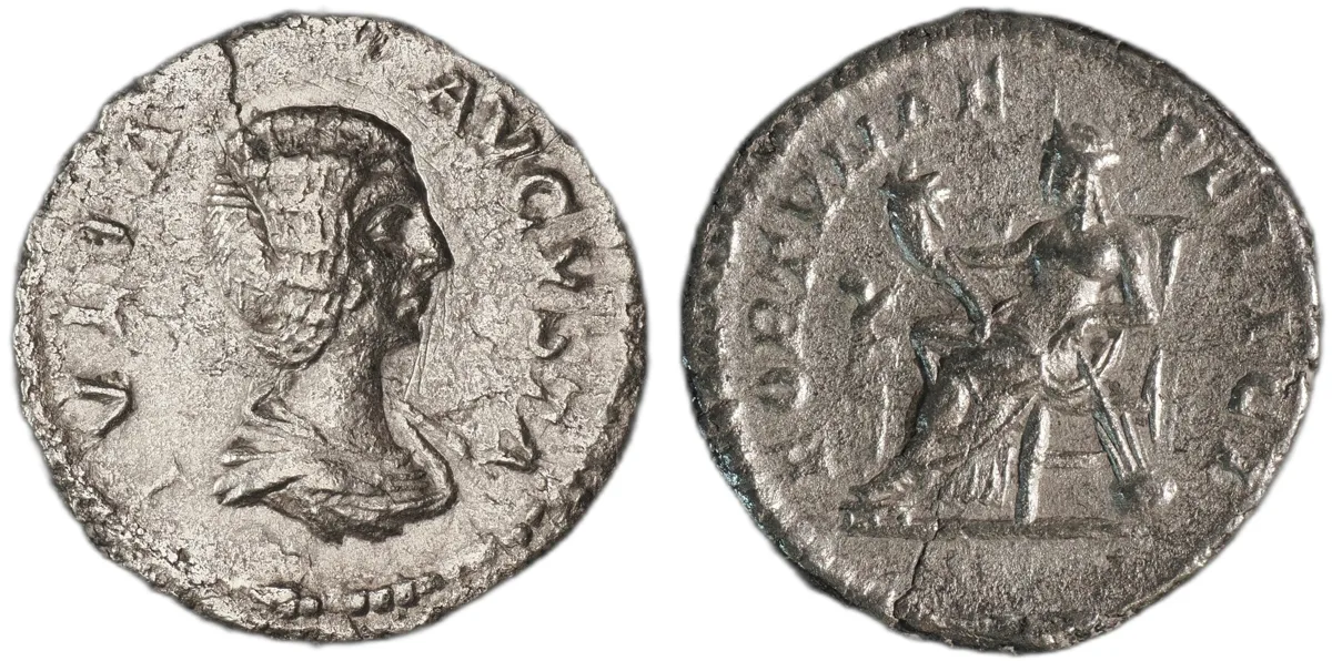 Julia Domna, denarius, silver, reign 196-211, minted 196-211