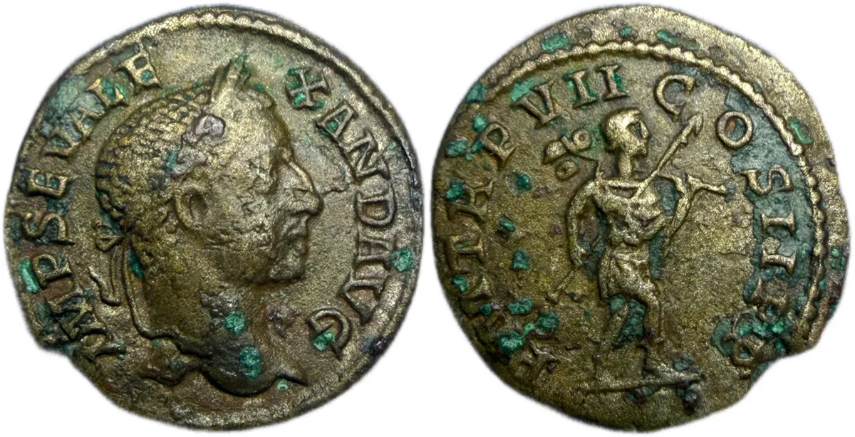 Severus Alexander, 222-235. Contemporary Imitation. Rome, AD 228