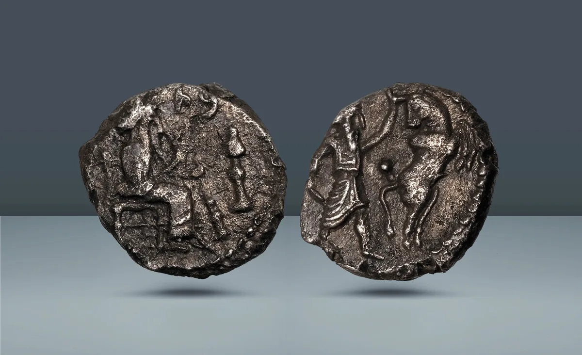 PALESTINE, Samaria - Bagabatas. 375-332 BC