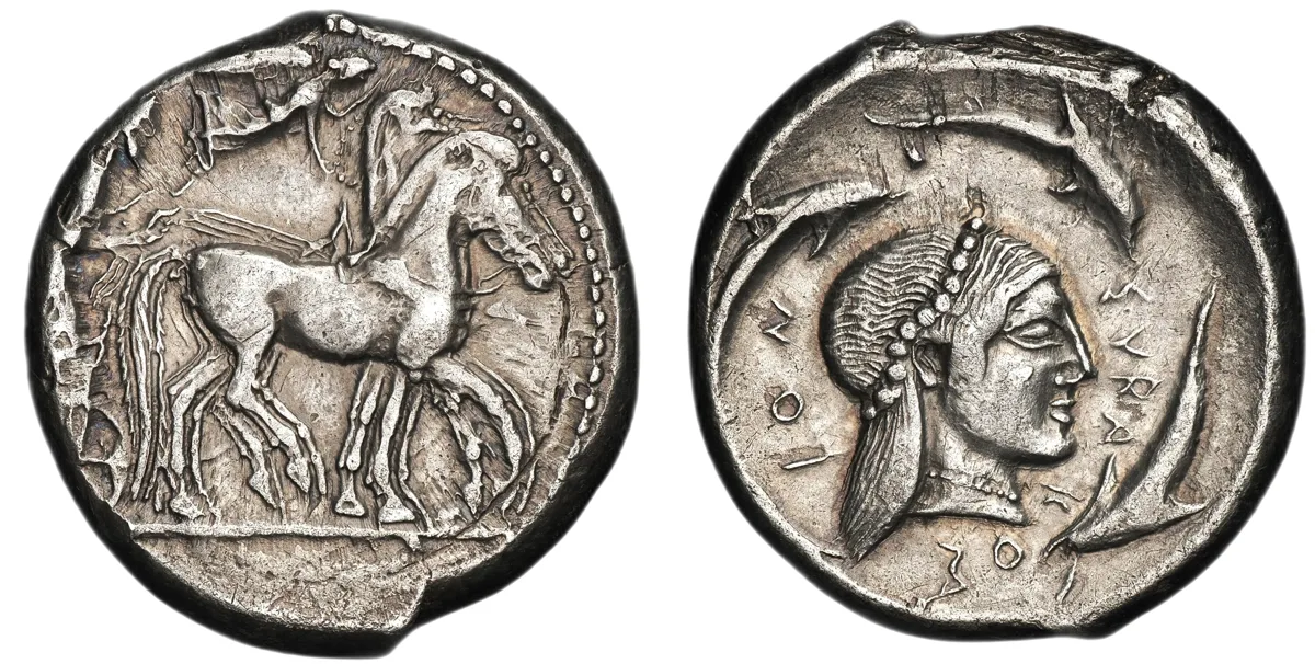 Sicily, Syracuse. AR Tetradrachm