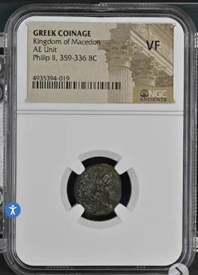 NGC VF; Philip II of Macedonia, 359-336 BC.