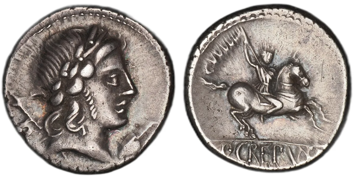 Roman Republic, denarius, silver, authority dated to 82 BC, struck 82 BC