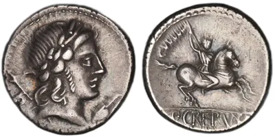 Roman Republic, denarius, silver, authority dated to 82 BC, struck 82 BC
