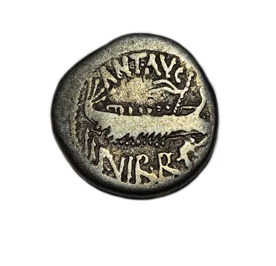 Marc Antony AR Denarius 32-31 BC " VIII LEGIO AUGUSTA " RR