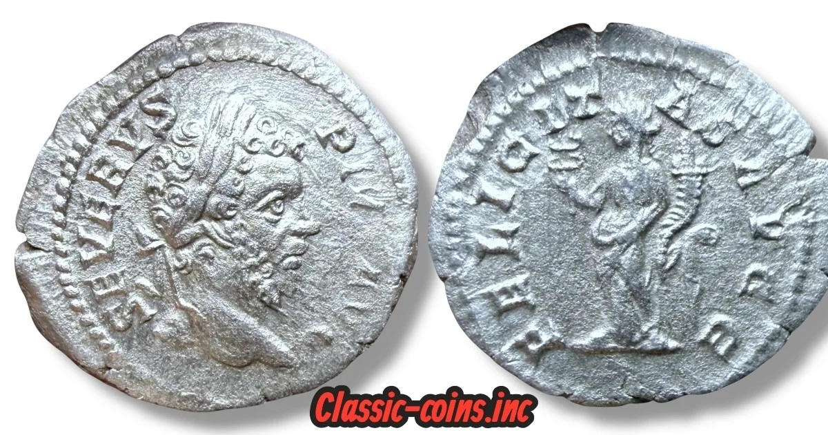 Septimius Severus, 193-211. Denarius Rome, 202-210