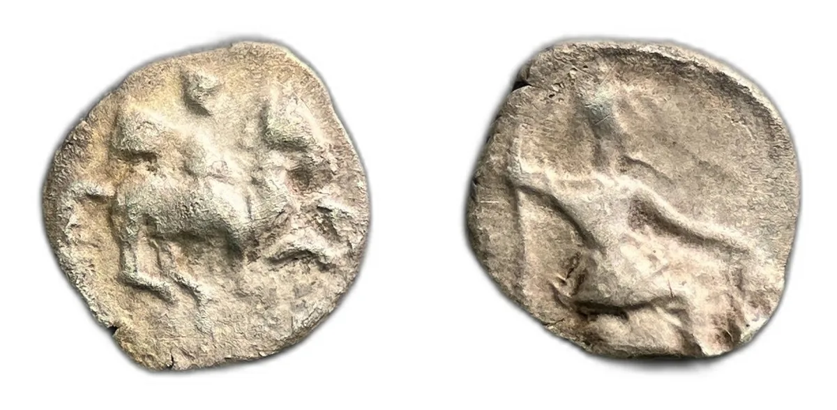 Cilicia, uncertain, 4th century B.C, obol 0.35g