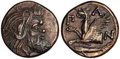 CIMMERIAN BOSPOROS. Pantikapaion. Circa 310-304/3 BC. AE