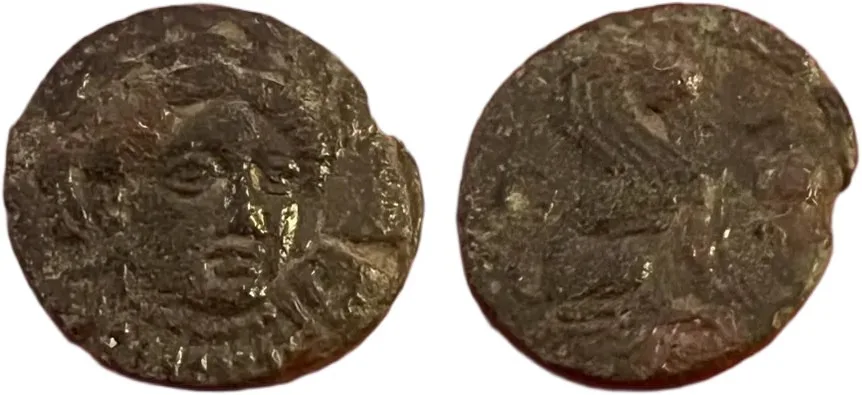 Troas, Gergis AE17 Herophile and Sphinx 400-241BC