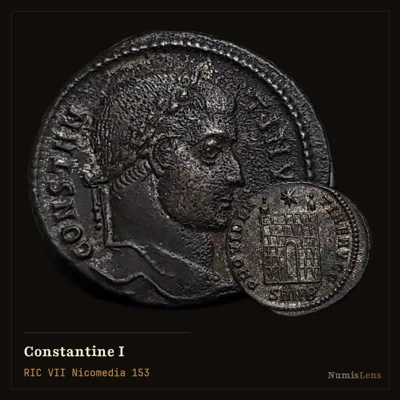 Constantine I — Follis, PROVIDENTIAE AVGG, Nicomedia