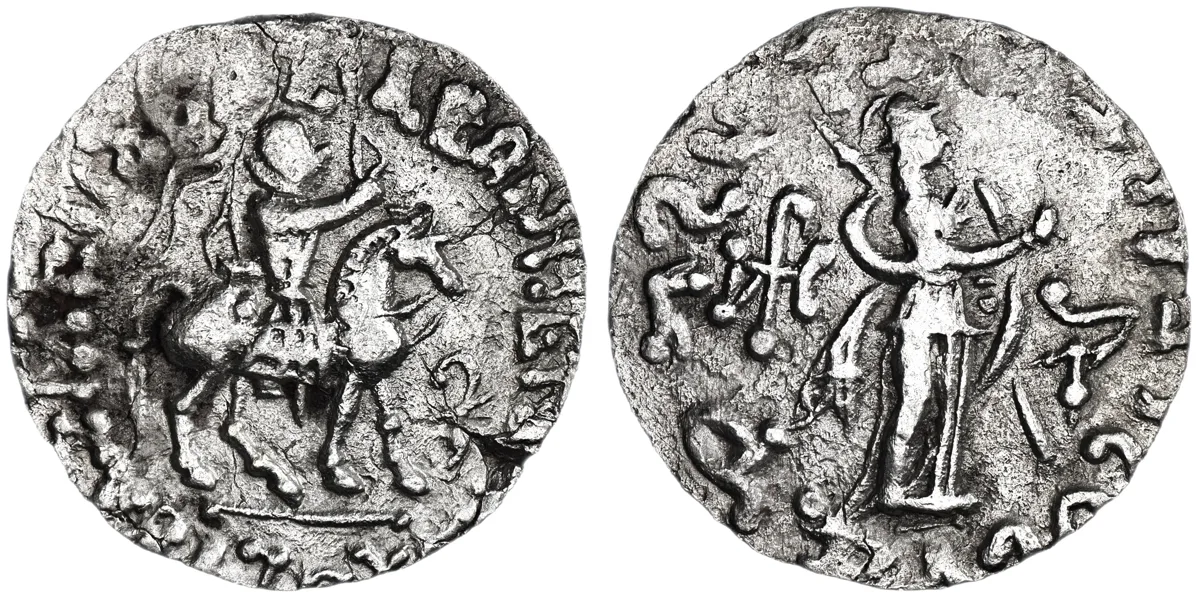 Azes II, Tetradrachm, 35–12 BC