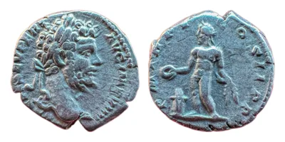 Septimius Severus — Denarius, Genius, Rome