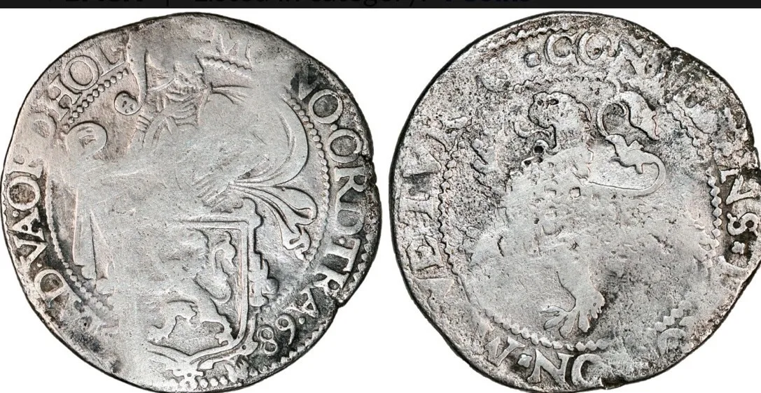 Dutch Republic( first republic issue) , Netherlands, leeuwendaalder dated 1589